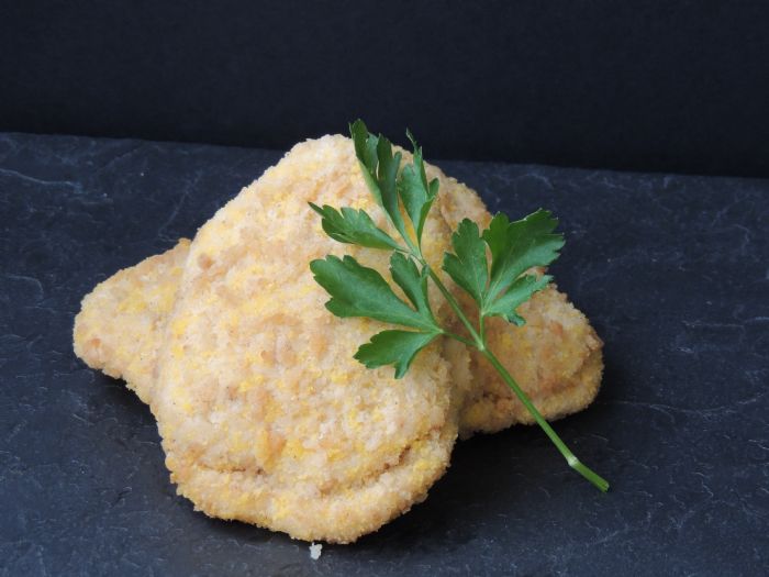 Gevulde kipfilet met champignons